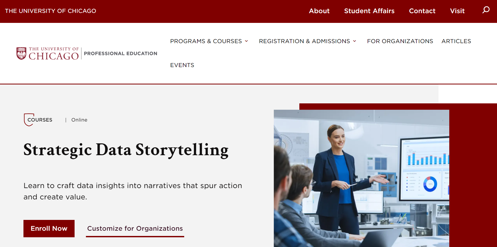 Strategic Data Storytelling - by University of Chicago